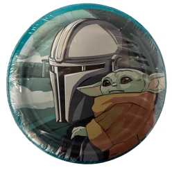 Mandalorian & Grogu Dessert Plates - 8 Pack