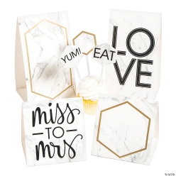 Marble Buffet Decorating Kit