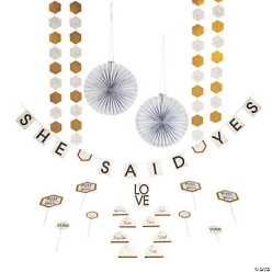 Marble Treat Table Decorating Kit - 24 Pcs.