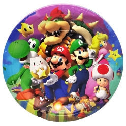 Mario and Friends Dinner Plates - 10 PK