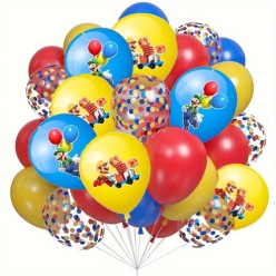 30% OFF: Mario Deluxe Large Latex Balloon Pack - 19 Pc