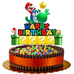Mario & Friends Large Cake Topper