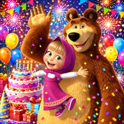 Masha and the Bear Party Supplies