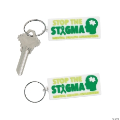 Mental Health Awareness Keychains - 12Pk