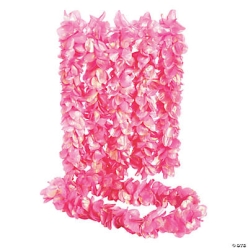 Mermaid Pearlized Pink Lei - 6Pk
