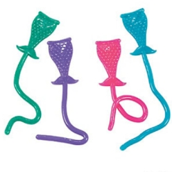 Mermaid Long Throw Sticky Tails - 72 Pack