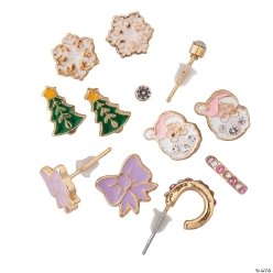Once Upon a Snowfall Christmas Earring Assortment-6Pk
