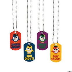 Elementary Grad - Dog Tag Necklaces 12pk
