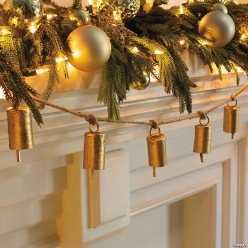 Christmas Bells Ready-to-Hang Metal Garland