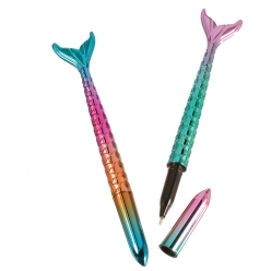 Mermaid Metallic Premium Tail Pen with Cap