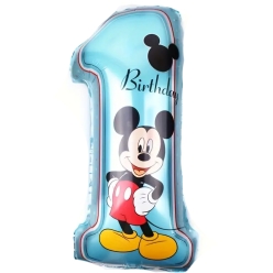 Mickey Mouse 1st Birthday 76cm Foil Balloon