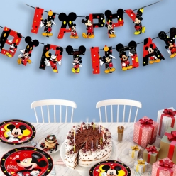Mickey Mouse 9ft Die Cut Birthday Banner
