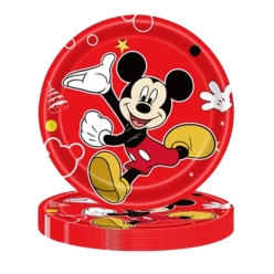 Mickey Mouse Classic Dessert Plates - 10 PK