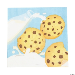 Milk & Cookies Party Luncheon Napkins-16Pk