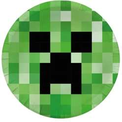 Minecraft Creeper Dessert Plates - 10 PK