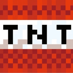 Minecraft TNT Lunch Napkins - 10pk