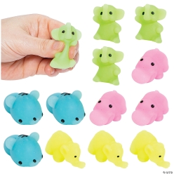 Cute Animal Mochi Squishies - 12Pk