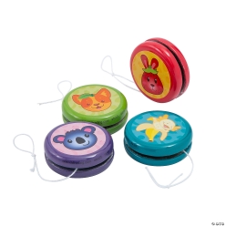 Cute Fruit Animal YoYos - 12Pk