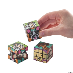 Dog Party Puzzle Cubes - 12Pk