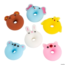 Donut Animal Mochi Squishies - 12Pk