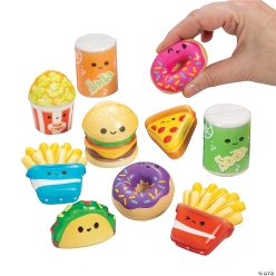 Fast Food Squishy Toys - 10Pk