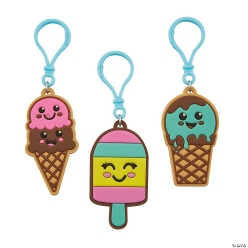 Ice Cream Treats Backpack Clips - 12Pk
