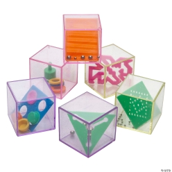 Glitter Cube Mind Teasers - 24Pk