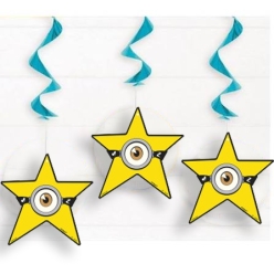 Minions Hanging Swirls - 3 PK