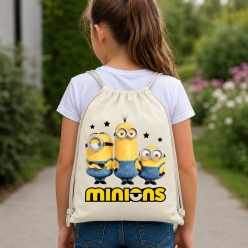 Minions Drawstring Backpack