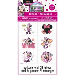 Minnie Mouse Tattoos - 24 PK