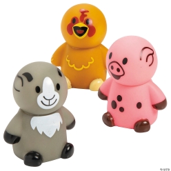 Mix & Match Farm Animal Toys - 12Pk