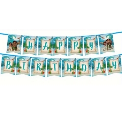 35% OFF: Moana 7 Foot Happy Birthday Banner