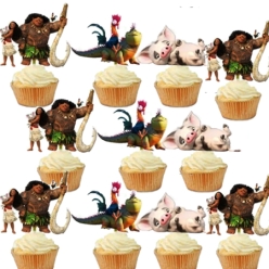 Moana Cupcake Toppers - 12 PK