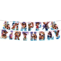 Moana Large Die Cut Happy Birthday Banner