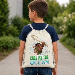 Cool as the Ocean Drawstring Backpack