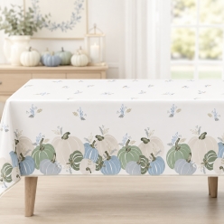 Modern Pastel Printed Plastic Table Cover 54