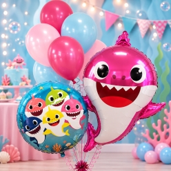 Baby Shark Mommy Giant Balloon Bouquet