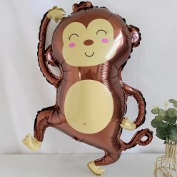 Monkey Pal 76cm Supershape Foil Balloon