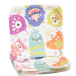 Monster Mayham Dinner Plates - 8 Pk