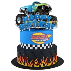 Monster Truck Large Cake Topper