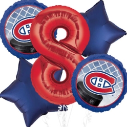 Montreal Canadiens Age 8 Balloon Bouquet