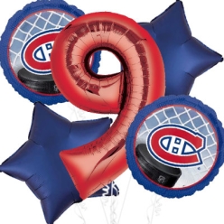 Montreal Canadiens Age 9 Balloon Bouquet