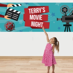 Movie PERSONALIZED Giant Vinyl Keepsake Banner