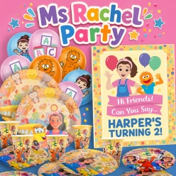 Ms Rachel Birthday Party Supplies