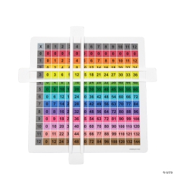 Multiplication Table Sliding Tools - 12Pk