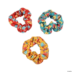 Mushroom & Acorn Scrunchies - 12Pk