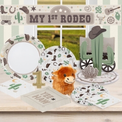 My First Rodeo Boy Birthday Party Pack for 16