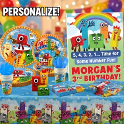 *Numberblocks PERSONALIZED Party Pack for 10