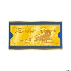 Polar Express Gold Ticket Luncheon Napkins - 12Pk