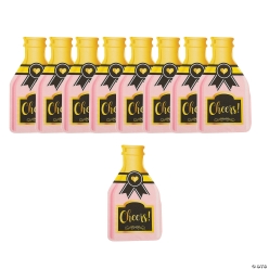 Champagne Bottle Shaped Napkins-48Pk